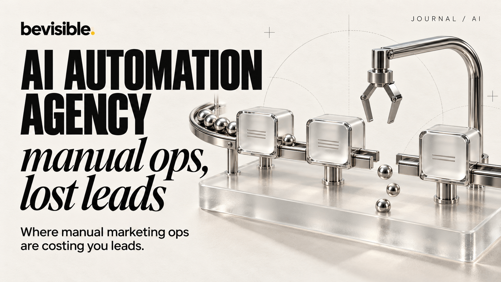 AI automation agency: where manual marketing ops are costing you leads