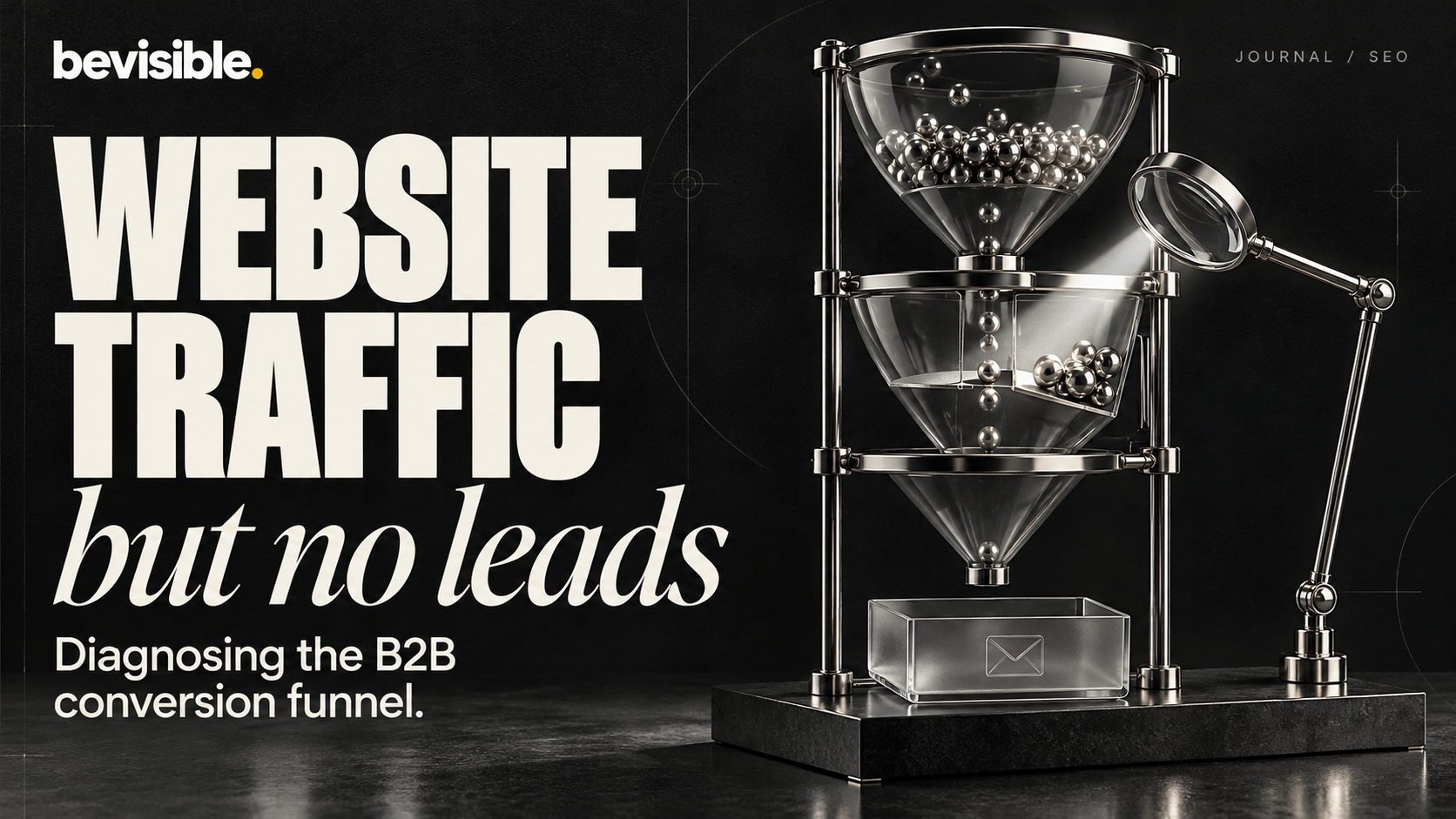 Website traffic but no leads: diagnosing the B2B conversion funnel