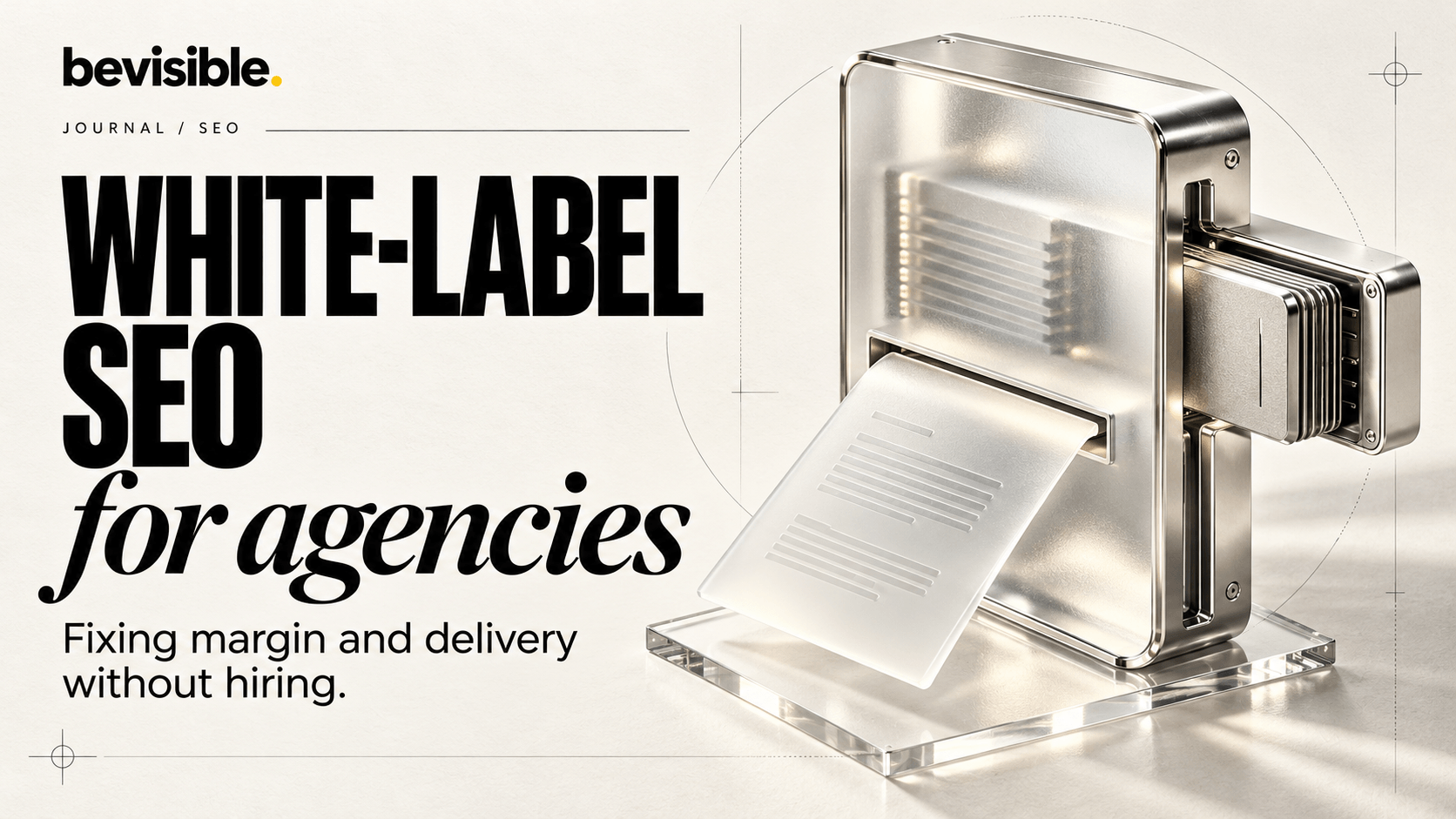 White-Label SEO for Agencies: Fixing Margin and Delivery Without Hiring